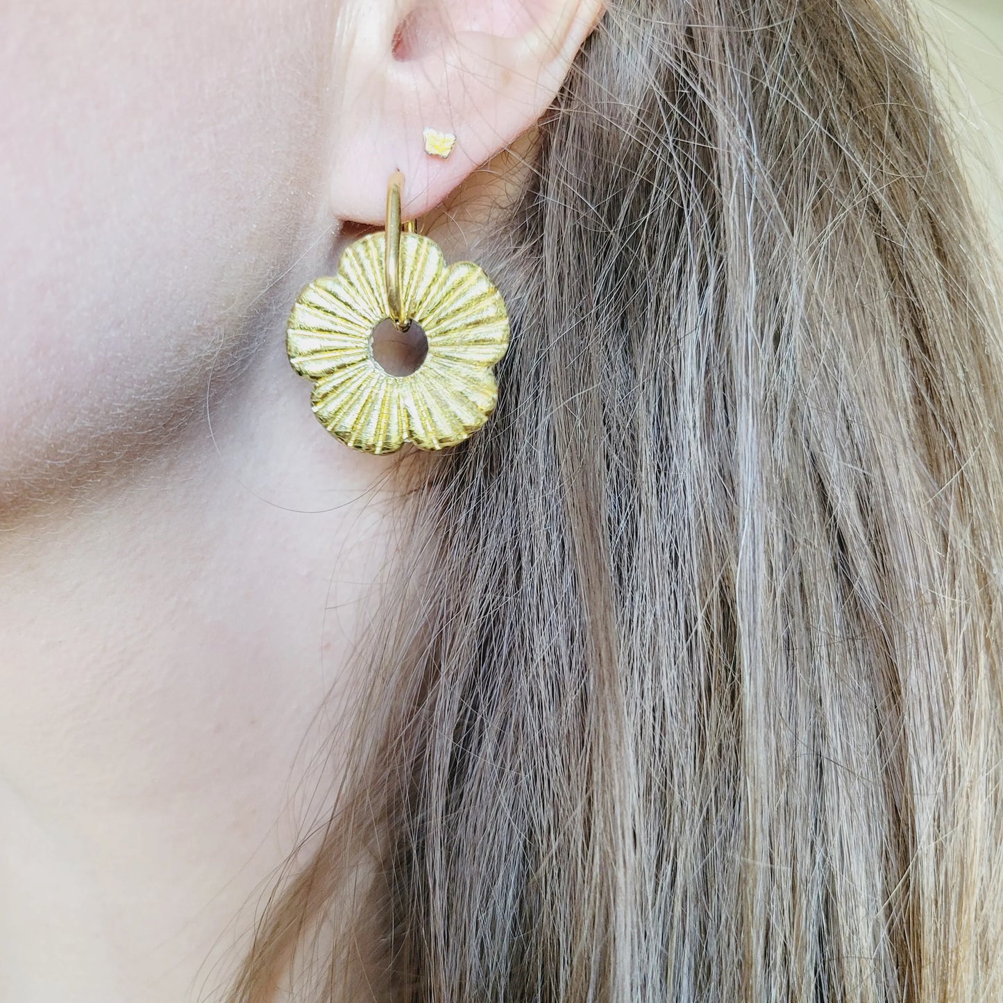 Boucles argile polymère | FloWer Or