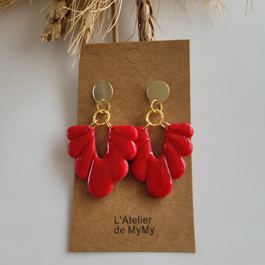 .Boucles argile polymère | Danaé