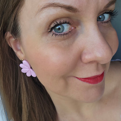 Boucles argile polymère | Céleste Rose