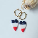 Boucles argile polymère | Coeur France