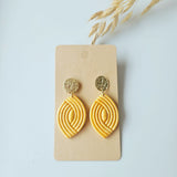 Polymer clay earrings | Palmea Orange
