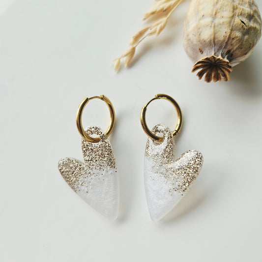 Boucles en résine | Coeur Or