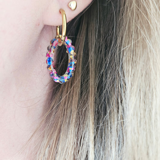 Boucles en résine | Lumina Pop