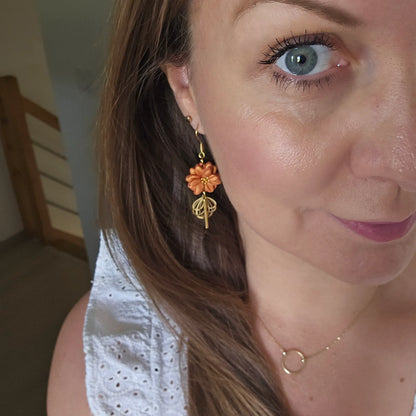 Polymer Clay Earrings | Roséa Copper
