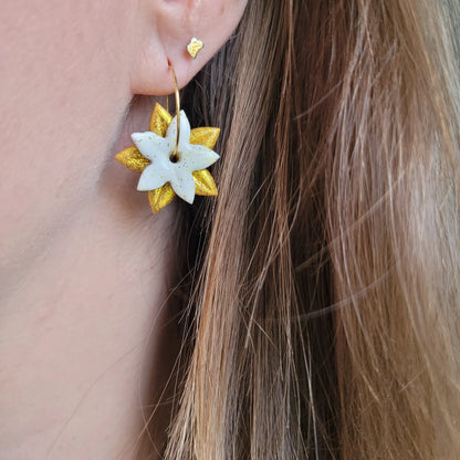 Boucles argile polymère | Étoiles