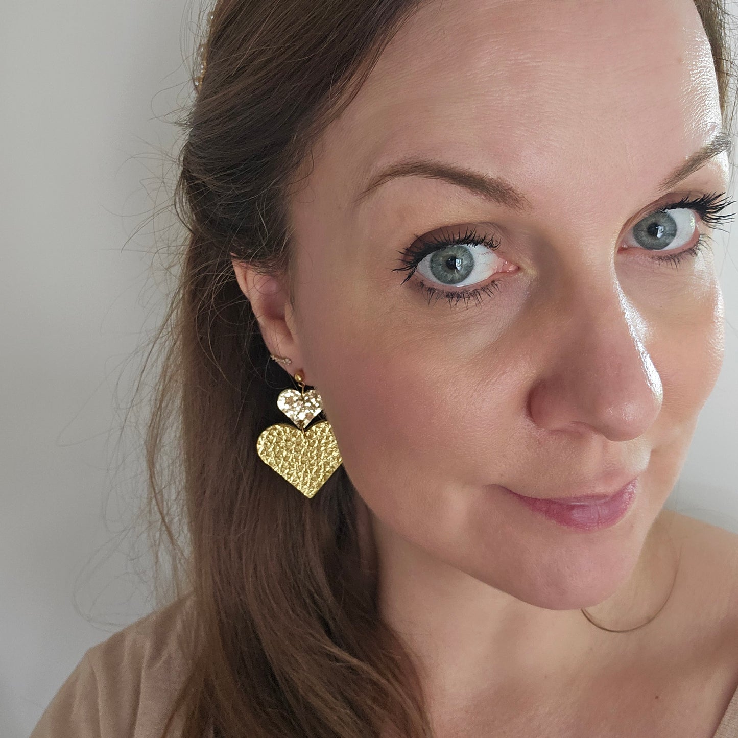 Boucles en Cuir | Coeurs Or