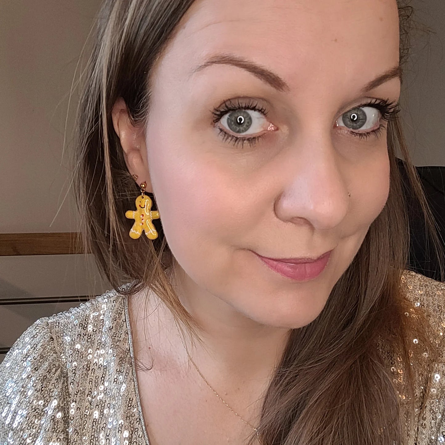 Boucles argile polymère | Pain d'épices