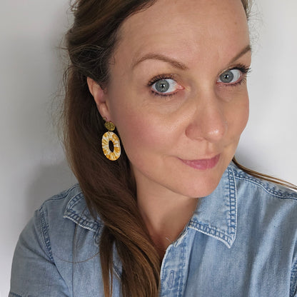 Boucles argile polymère | Oriane Orange