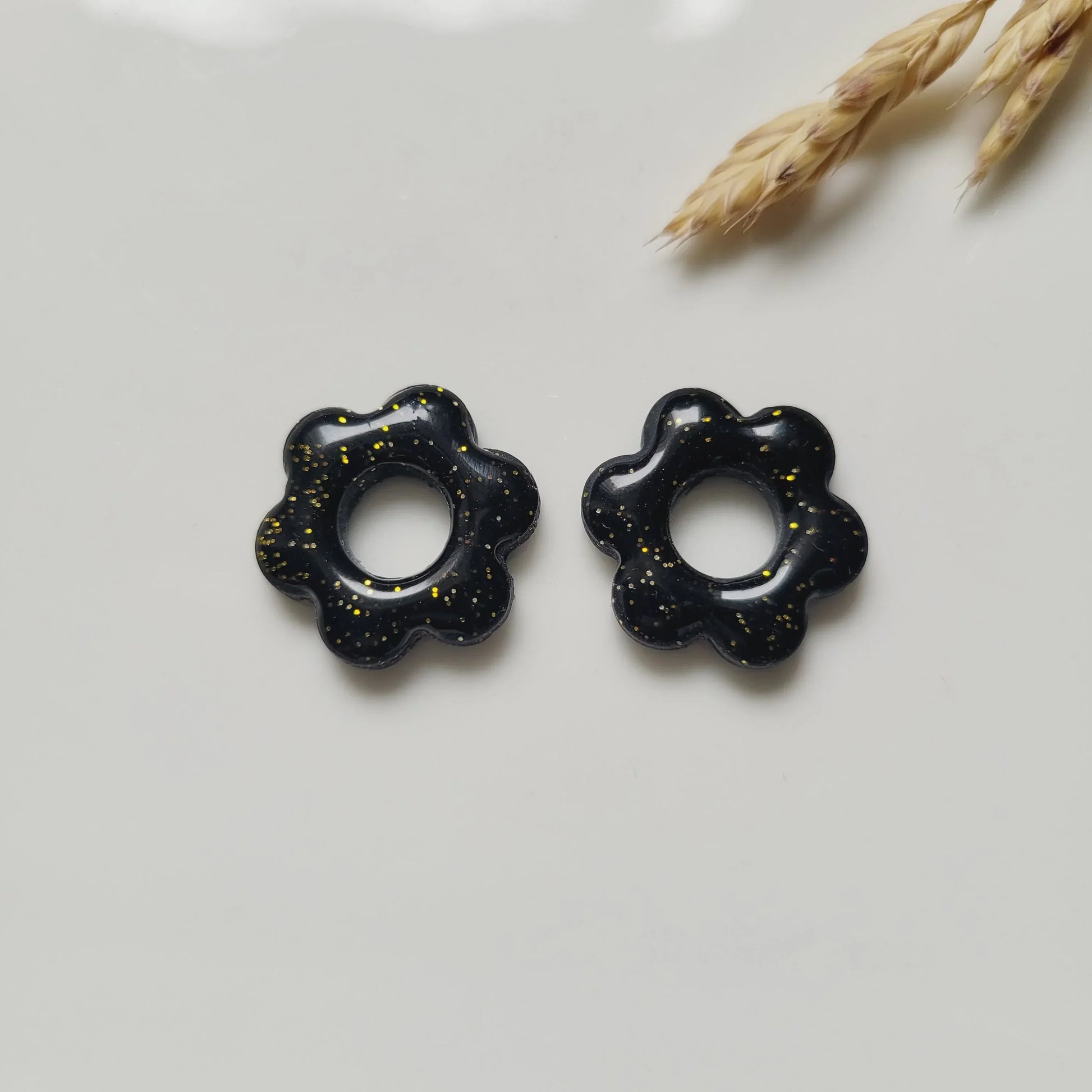 Boucles argile polymère | Pampilles Floréa interchangeables sans attaches ~ Au choix ~ - L'Atelier de MyMy