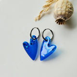 Boucles en résine | Coeur Bleu