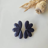 Boucles argile polymère | Céleste Bleu