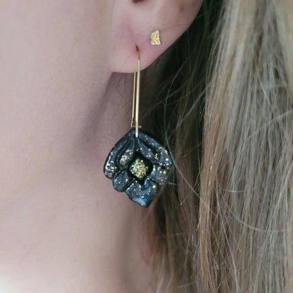 Boucles argile polymère | Orée Noire - L'Atelier de MyMy