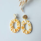 Boucles argile polymère | Oriane Orange