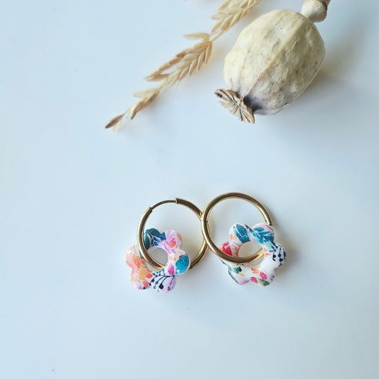 Boucles argile polymère | Pampille Floréa