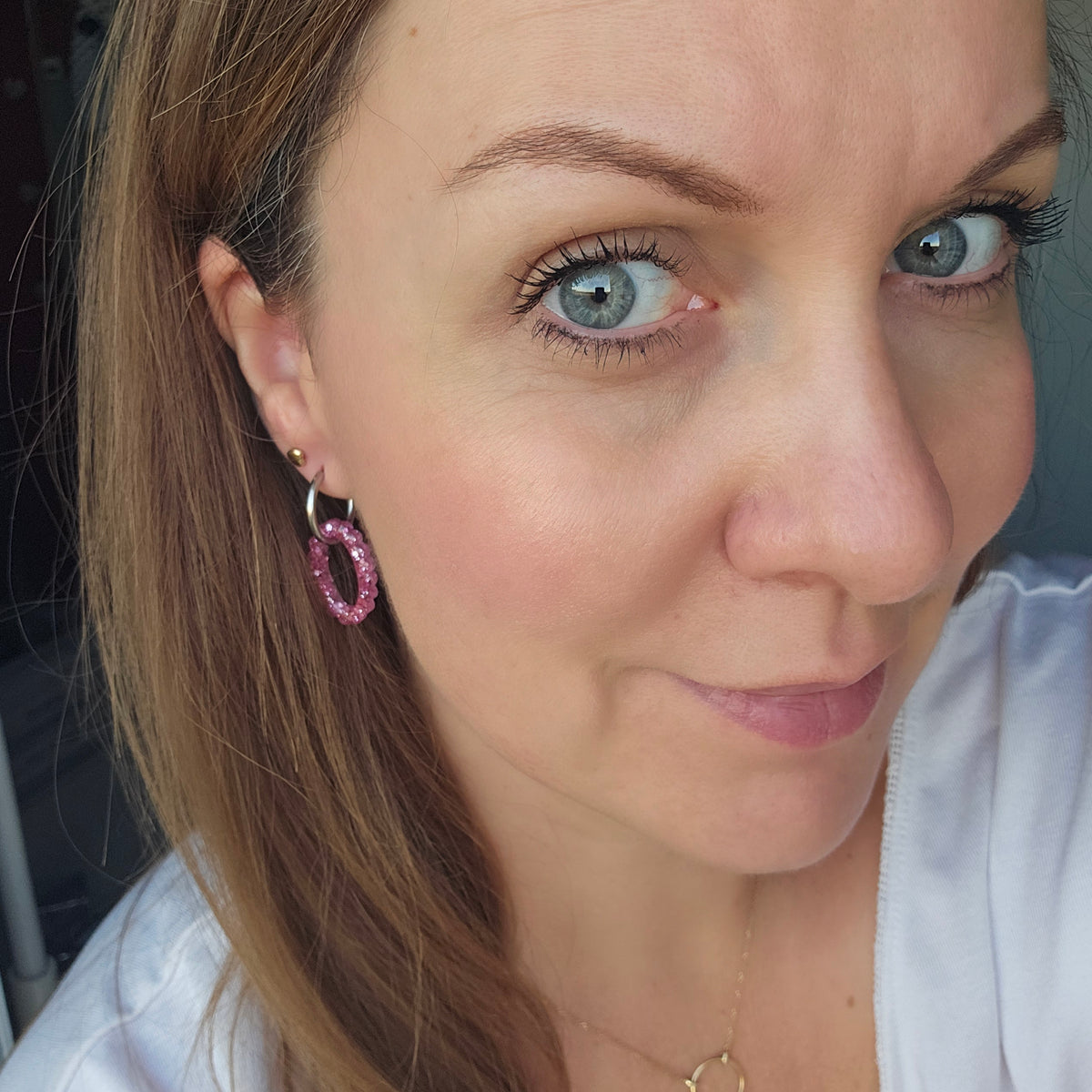 Boucles en résine | Lumina Rose