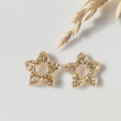 Boucles en résine | Fleurs de Tiaré interchangeables sans attaches ~ Au choix ~ - L'Atelier de MyMy