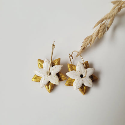 Boucles argile polymère | Étoiles