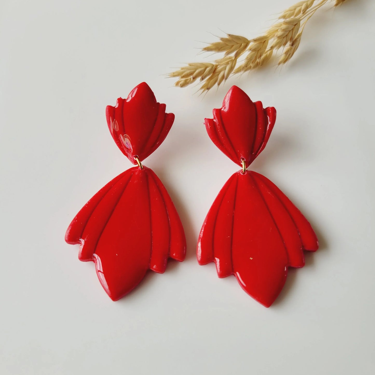 Boucles argile polymère | Volupta Rouge