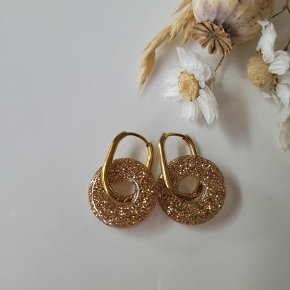 Boucles en résine | Donuts Or