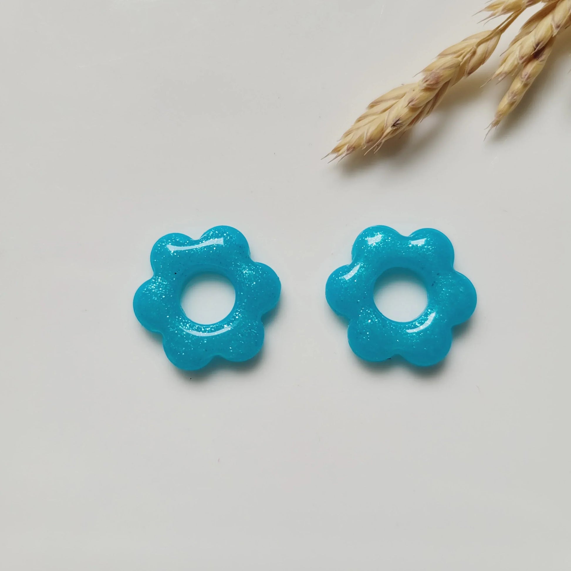 Boucles argile polymère | Pampilles Floréa interchangeables sans attaches ~ Au choix ~ - L'Atelier de MyMy